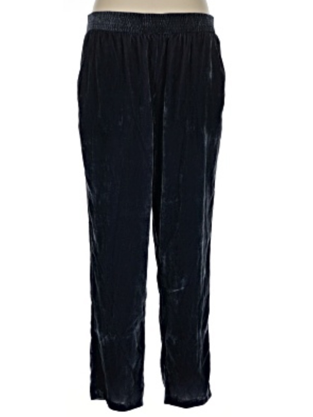 Lou & Grey bluish gray  Velvet look casual Pants